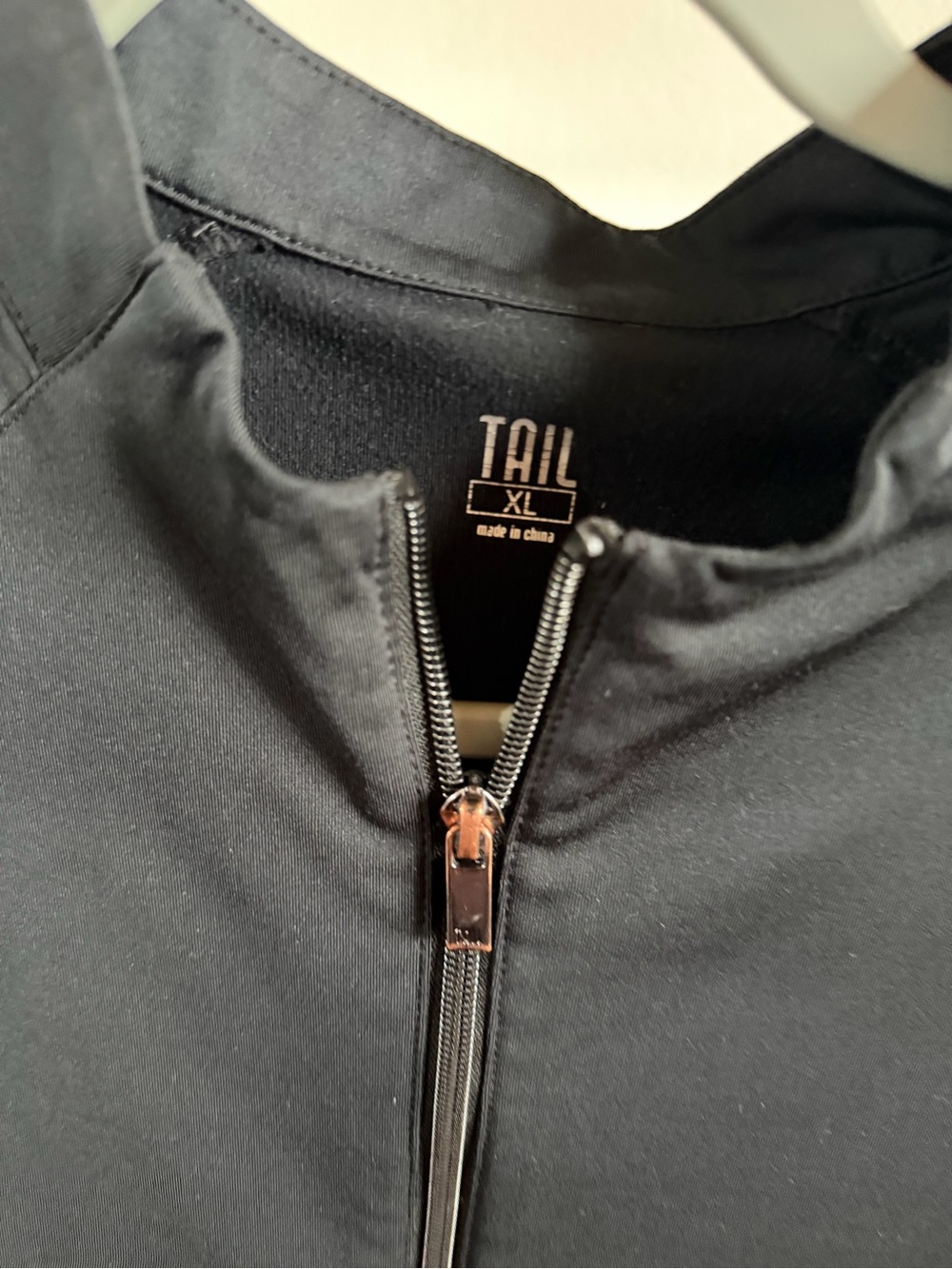 Tail Women's Black Zip-Front Top